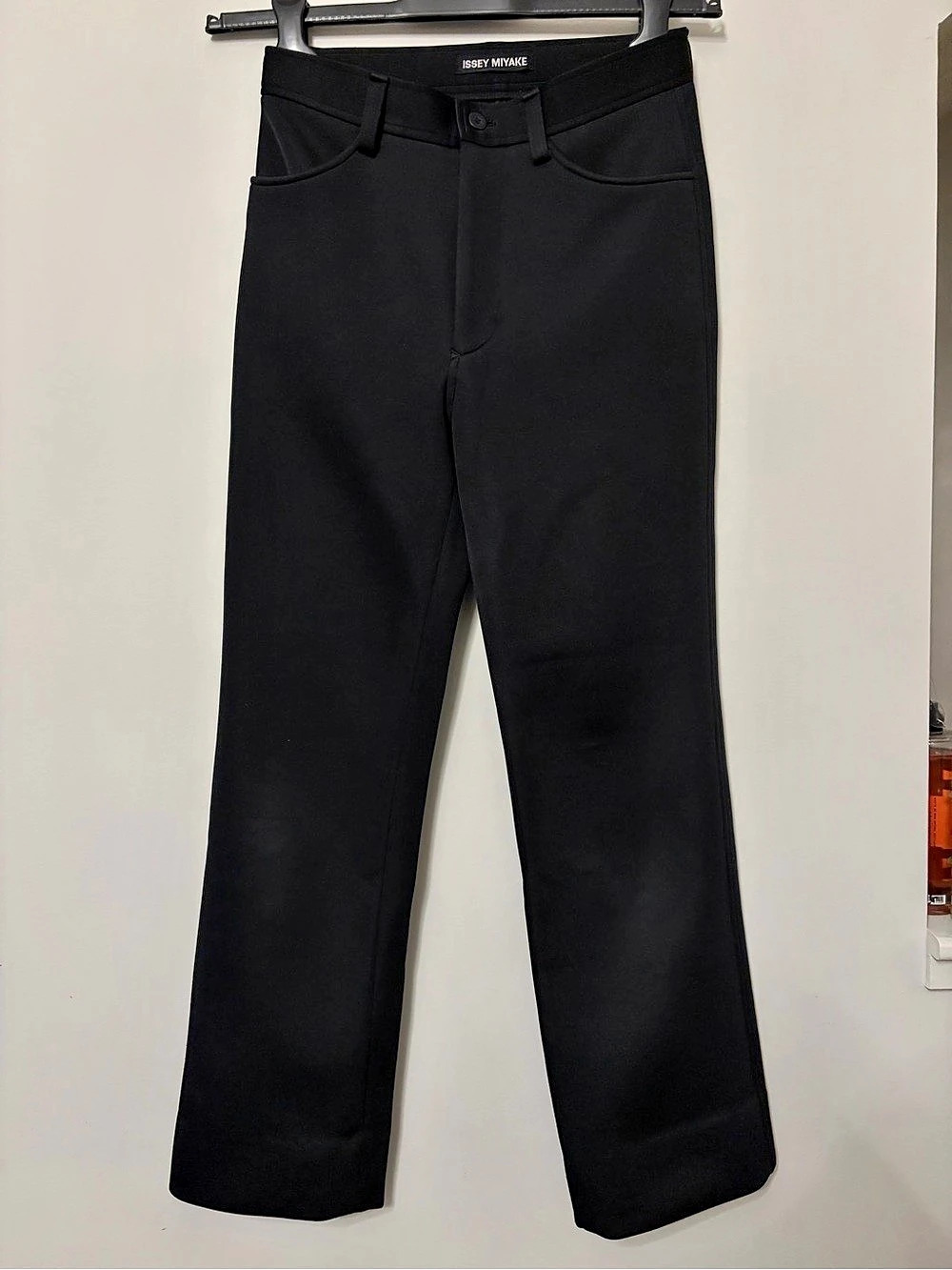 Issey Miyake Black Straight Leg Pants